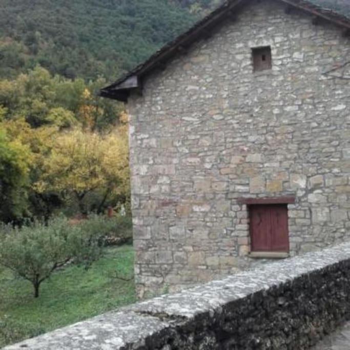 Santa Cruz de la Serós Casa Rural Barangua En El Pirineo Aragones מראה חיצוני תמונה
